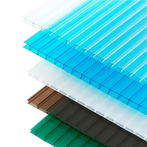 Free Samples 10 Years Warranty Sun <strong>Sheets</strong>&Pc Embossed <strong>Sheets</strong> Anti-UV 4mm 6mm 8mm 10mm Clear Alveolar Polycarbonate Hollow <strong>Sheet</strong> - Product Image 1