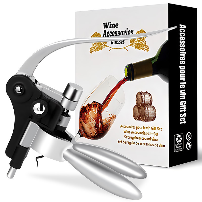 Silver rabbit head bottle opener-color box