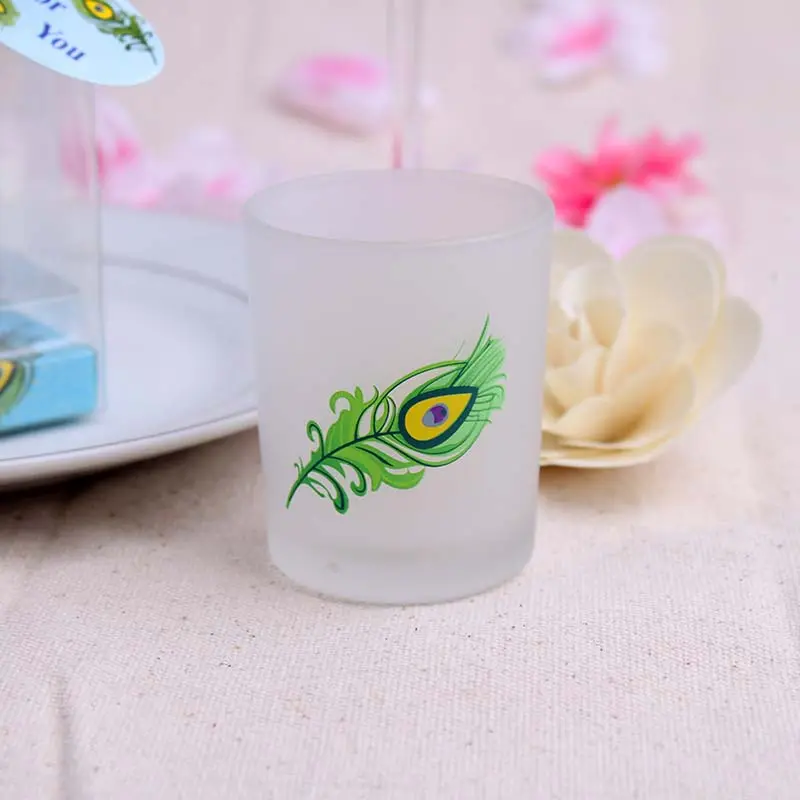 Wholesale Glass Cup Candle Home Decoration Candle Gift for Indoor Glass Cup Candle Wedding Return Gift