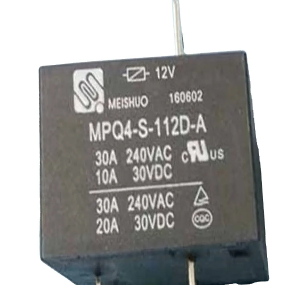 Relé de 12V 30A DIP 4pin MPQ4-S-112D-A, componentes electrónicos, relé para calentador de agua de aire acondicionado