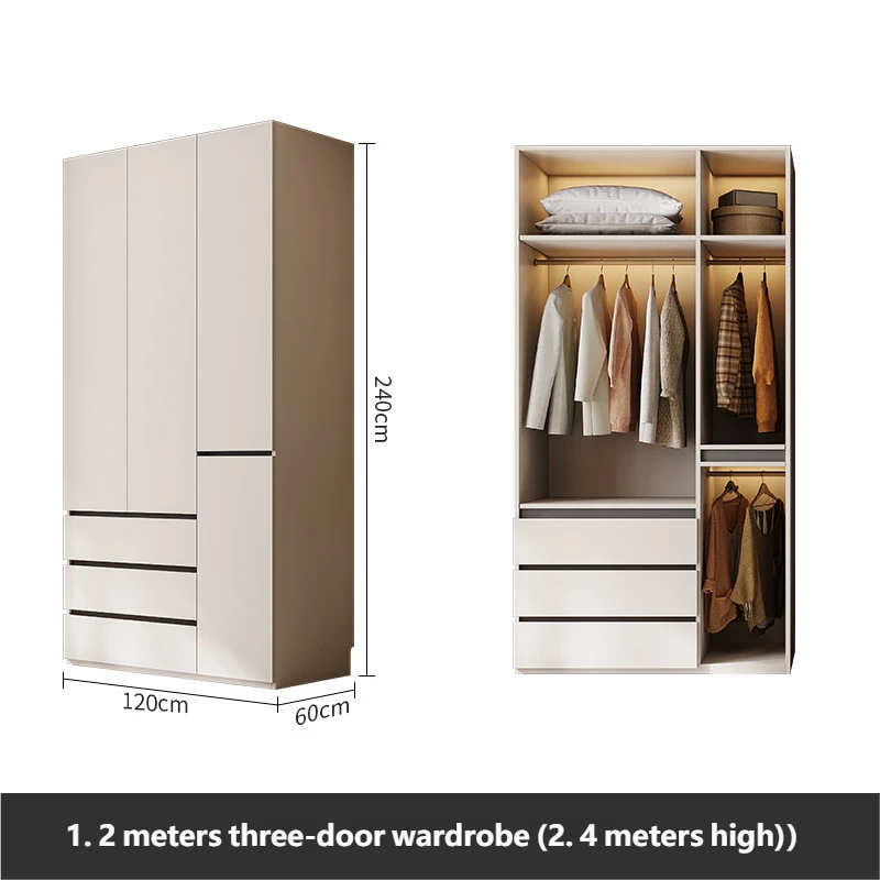 1.2-meter three door wardrobe (2.4-meter high)