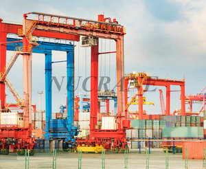 Container Terminal Cummis Engine Drive Eco-friendly Fast <strong>Loading</strong> and <strong>Unloading</strong> 45t RTG Container <strong>Crane</strong>