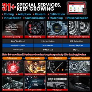 עבור ההשקה x431 crp919e bt המכונית אבחון obd2 פעיל מבחן Cu קידוד canfd doip 31 + קורא קוד איפוס