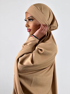 2023 yüksek kalite özel İslami müslüman jilnikkadınlar namaz elbise uzun Khimar <span class=keywords><strong>2</strong></span> parça jilniknikab ile