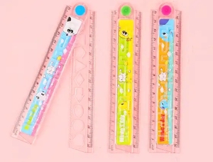 カスタムプラスチックスケール定規学校の学生の教育のためのステッカー付きの実際のサイズの定規 - Product Image 2