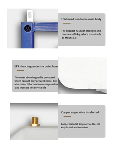 Most Popular Brick Wall Hung Toilet Installation System Concealed <strong>Cistern</strong> Mounted <strong>WC</strong> Hidden Tank - Product Image 5