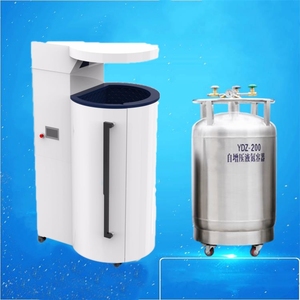 YDZ-300 LN2 Cryogenic Dewar LIN Storage Tank Large Liquid <strong>Nitrogen</strong> Supply Tank With Hose and Roller for Cryotherapy <strong>Chamber</strong>