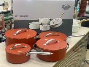 カスタムロゴ許容8個家庭用ノンスティックポット新着売れ筋キッチン調理器具セット - Product Image 6