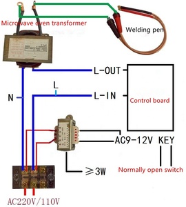 100A/40A <strong>LCD</strong> <strong>display</strong>, digital dual pulse encoder, spot welding machine, welding machine, transformer <strong>controller</strong> board - Product Image 3