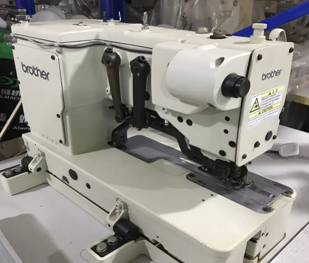 Brother HE-800A elektronisches Steppstich-Knopfloch Nähmaschine 21 eingebaute Näh muster Einfache Position ierung Stich verstellung