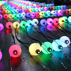 Stage <strong>Lights</strong> LED RGB Pixel Ball Christmas Outside <strong>Lights</strong> 360 Degree LED RGBW <strong>DMX</strong> <strong>Controller</strong> LED RGB <strong>Light</strong> <strong>String</strong> - Product Image 4