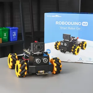 Рободуино V2 AI Vision автомобильный набор с Wi-Fi камерой ESP32 совместим с Arduino для U N O для науки и техники игрушки - Product Image 2