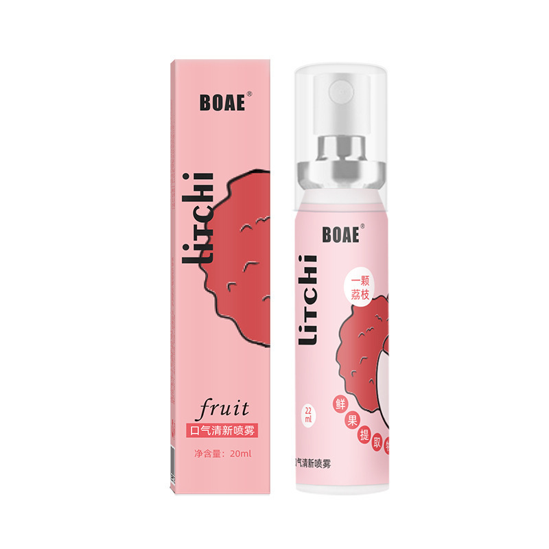 Fruit-flavored oral spray-lychee flavor