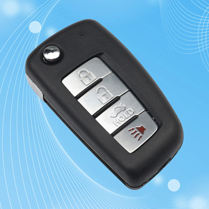 SZMAISHI 3 + 1 düğmeler Flip katlanır uzaktan araba anahtarı niçip 433MHz FCCID KBRASTU15 için niss-bir araç Transponder tuşları - Product Image 6