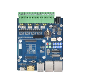 Raspberry Pi CM4 Dual Gigabit Quad RS485-Basisplatine (B) 4CH Isolierte industrielle Steuer plattform Berechnen Sie elektronische Komponenten - Product Image 3