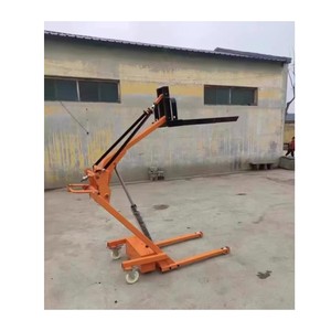 Forklift Truck Curved Arm <strong>Loading</strong> and <strong>Unloading</strong> Truck Small Lifting Stacker <strong>Crane</strong>