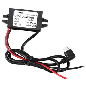 DC DCコンバータ10-90V入出力5V出力3A 15WマイクロUSBアダプタオフボード電圧レギュレータ降圧モジュール12V 24V 48V 60V 72V - Product Image 5