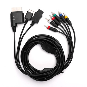 3ใน1ส่วนประกอบ AV สายเคเบิลสีผิดปกติสำหรับ PS2/3สำหรับ Wii สำหรับ Xbox360สำหรับ Wii U Ypbpr - Product Image 3