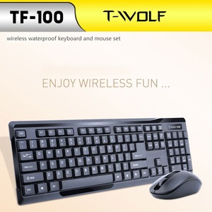 Cheapest Black ultra Thin Wireless <strong>Keyboard</strong> and Mouse Combos TF100 for <strong>Computer</strong> Office