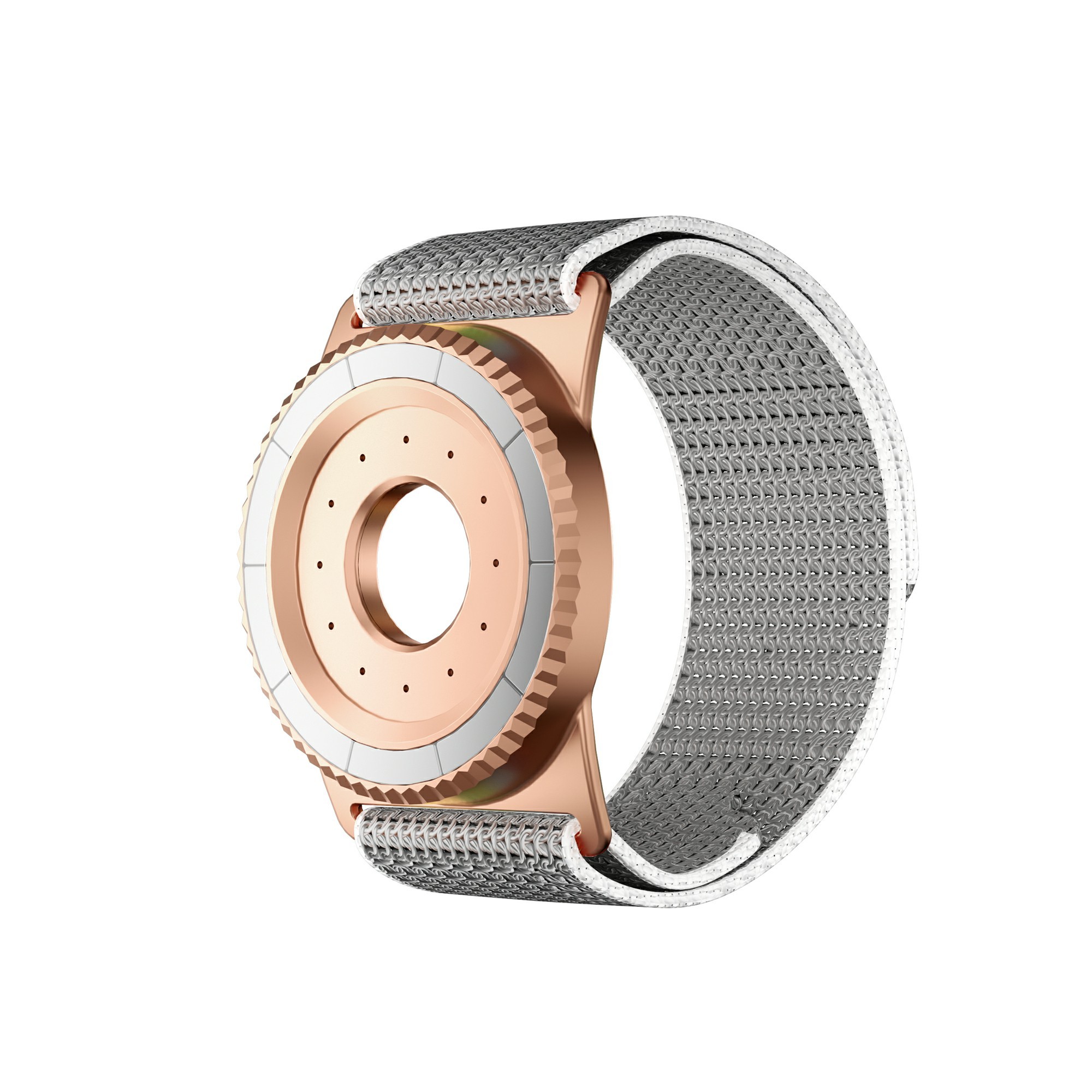 Rose Golden with grey wristband