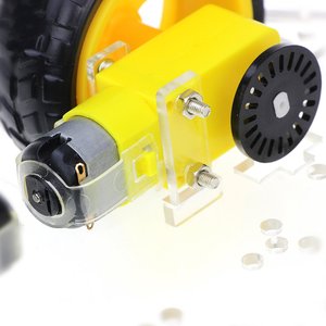 4WD-6CM 4/2WD Robot intelligente kit di telaio per auto con Encoder di velocità di formazione per lo studente - Product Image 1