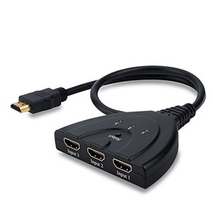 Switcher HDMI 3 in 1 adattatore cavo hdmi 1080p 3 in 1 completo con 3 ingressi di commutazione automatici extensor conector hdmi