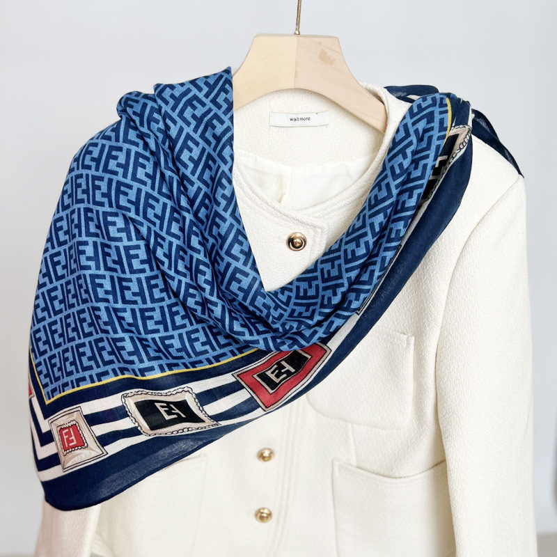 90-et letter navy blue - 90cm
