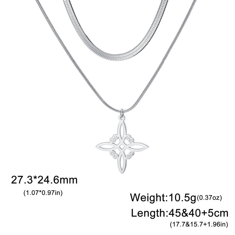 Double chain (steel color)