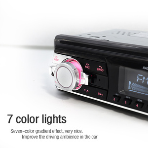 Hisound 1din声控汽车立体声收音机调频辅助输入接收器USB带蓝牙音频汽车Mp3播放器 - Product Image 3