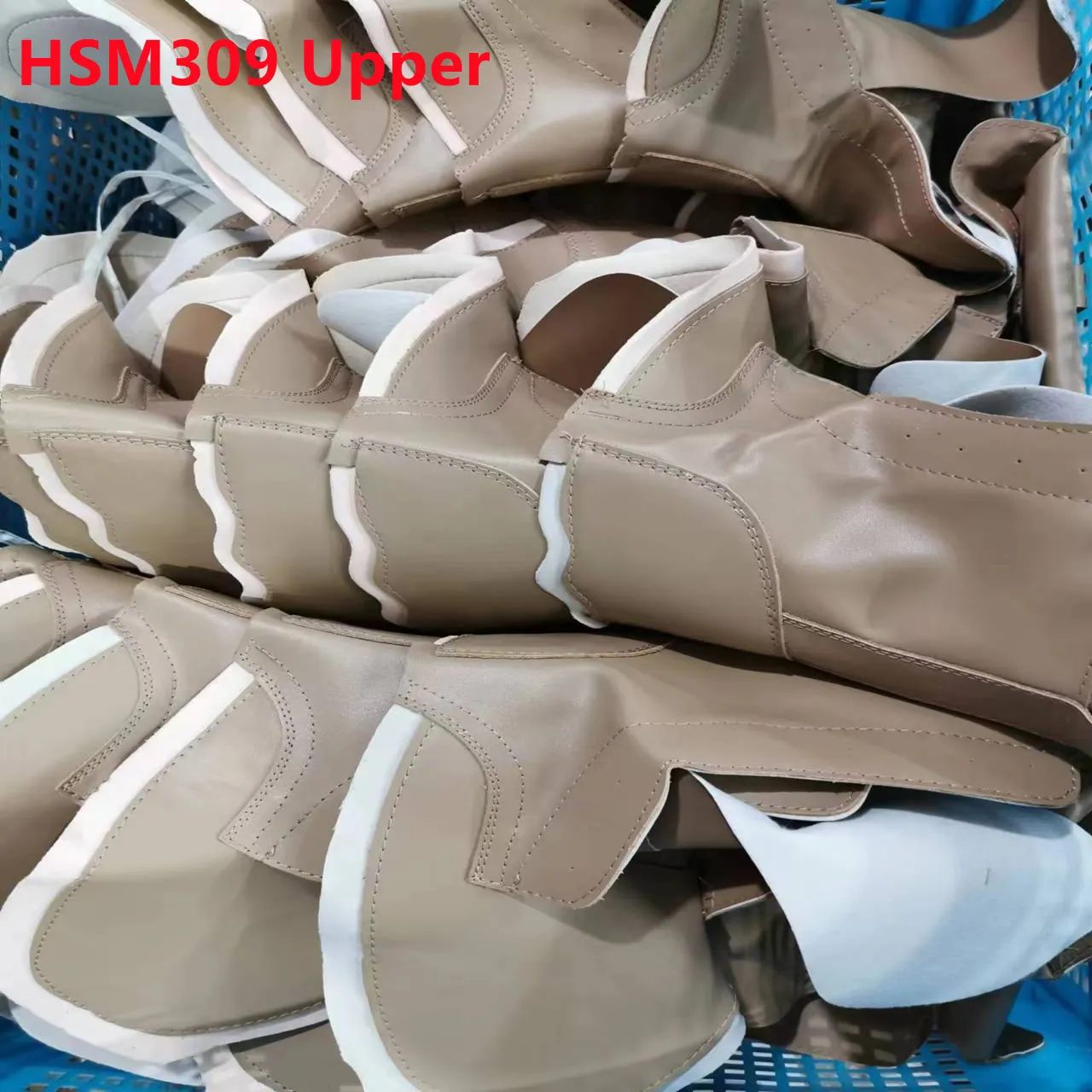 ZH, botas de segurança de couro material superior chinelo semi acabado sapato cabedais sapatos para homens/mulheres botas táticas HSM309 superior