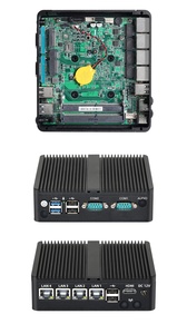 Mini pc sin ventilador 4 LAN N5105 pFsense Linux, enrutador Firewall de seguridad, conexión inalámbrica - Product Image 6