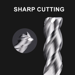 Alüminyum işleme bitirme aracı karbür End Mill dayanıklı alüminyum kesici alüminyum alaşımlı kesme aleti - Product Image 2
