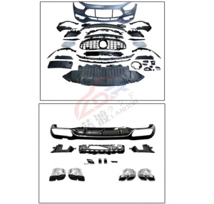 C-E sınıfı W213 16-20 için benz vücut kitleri için yüksek kaliteli aksesuarları ön tampon ile E63 A için son değişiklik - Product Image 1