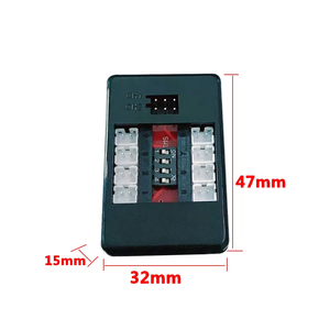 ชุดไฟ LED เบรค + ไฟหน้า + สัญญาณรถ RC รถบรรทุก1/10th 2.4GHz PPM FM 12ชิ้นรีโมทคอนโทรลไฟรุ่นสัญญาณเลี้ยวรถ - Product Image 2
