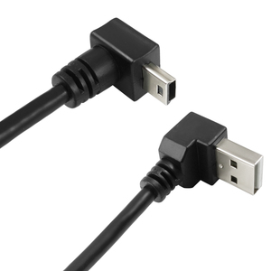 90度直角USB 2.0 a公到迷你B公数据充电电缆Usb支持定制电缆 - Product Image 4