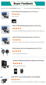 Özel biled len araba için araba farı aksesuarları led ışık açtı - Product Image 3