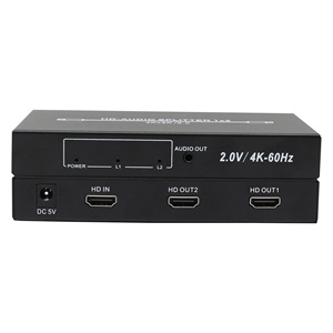 <strong>2</strong>.0 for <strong>HDMI</strong> Video <strong>Splitter</strong> &amp; Converter with Audio Out 1x2 4K 60Hz <strong>1</strong> <strong>Input</strong> <strong>2</strong> <strong>Outputs</strong> - Product Image 4
