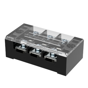 Bus Bar Power <strong>Distribution</strong> Block Fixed Wire 5P <strong>Dual</strong> Row Terminal Block - Product Image 1