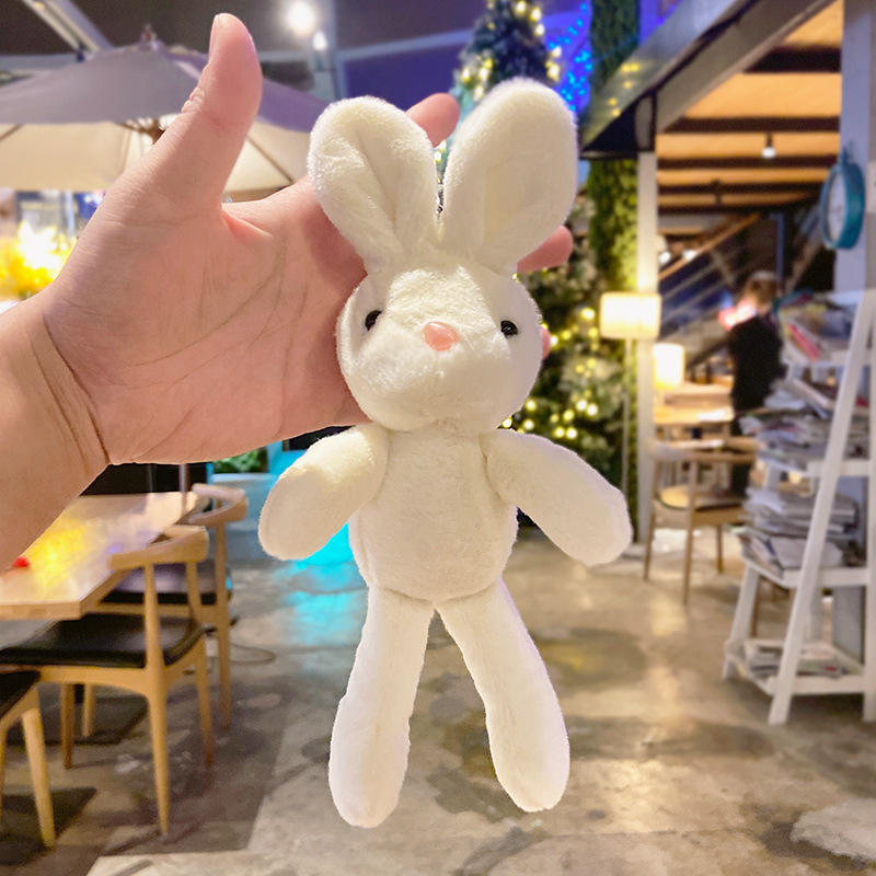 Plush soft cute rabbit-white