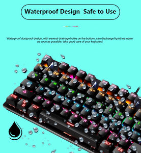 CSX K7 <strong>Custom</strong> 87 Keys Usb Wired Teclado <strong>Computer</strong> Hardware Blue Switch Rgb Gamer Gaming Mechanical <strong>Keyboard</strong> - Product Image 3