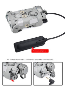 Lunette de visée <span class=keywords><strong>laser</strong></span> NGAL avec <span class=keywords><strong>laser</strong></span> IR + <span class=keywords><strong>laser</strong></span> rouge/vert/bleu + lampe torche LED blanche et interrupteur à pression à distance - Product Image 4