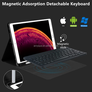 Funda de teclado inalámbrico magnético para iPad A16 11th Generation 2025 iPad 10th Gen Funda de cuero para tableta con teclado Bluetooth - Product Image 2