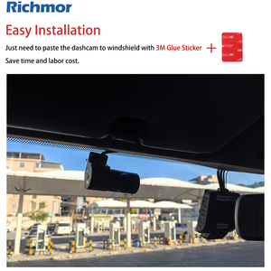 Richmor GPS Tracking Device Rear Camera Dash Cam 1080P 4G WIFI GPS Vehicle Solution Trucking Monitoring AI Dash Cam - Product Image 5