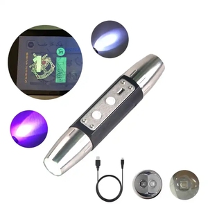 Wiederauf ladbare Multifunktions-LED-Taschen stift leuchte Forensisches Licht 365NM 395NM Taschenlampe LED UV-Taschenlampe 4 in 1 - Product Image 1