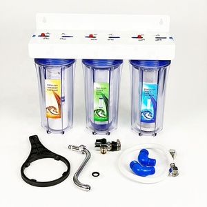 浄化pp udf ctoを備えた3段カウンタートップおよび壁取り付け水フィルター - Product Image 1