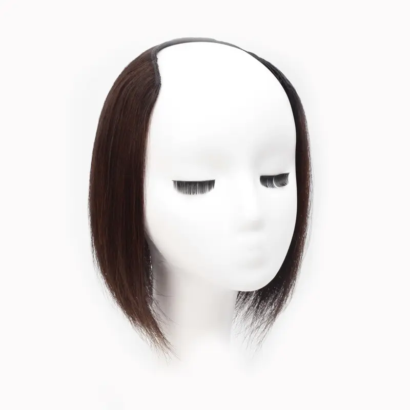 High Quality U-shaped One Piece 5 Clips Wig Piece Female Human Hair Extensions