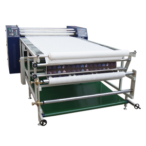 Automatisches manuelles Polyester gewebe Calandra-Rollen press maschine Sublimation druck Neuer Zustand Mehrfarbiges Kern lager - Product Image 4