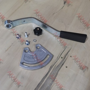 DN250 alüminyum alaşımlı toz tek çift flanşlı kelebek vana VFS250SN V1FS250SN V2FS250SN ile manüel caraskal CM4 - Product Image 3