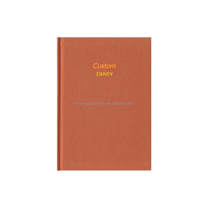 Design personalizzato A5 lino cartonato 100GSM carta riciclata con rilegatura per cucire aggiungere la propria copertina per Notebook - Product Image 2