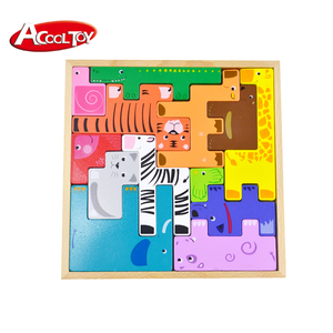 Öğrenme kaynakları oynarken yap-boz kurulu eşleştirme bulmaca özel 3d hayvan 3d Unisex ahşap oyuncak maç oyunu ahşap birleştirin - Product Image 2